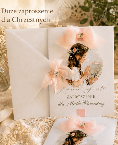 zaproszenie dla chrzestnych