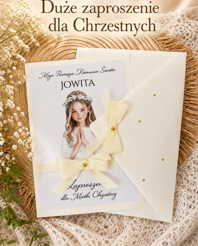 zaproszenie dla matki Chrzestnej